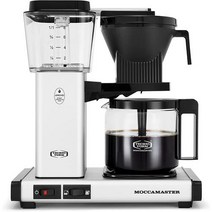 Moccamaster 53941 KBGV 셀렉트 10컵 커피 메이커 광택 실버 40온스 1.25l, 매트 실버, 40온스, 10컵, 1.25L, 만드는 사람