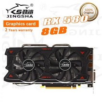 비디오 카드 RX 580 8GB GPU 128Bit GDDR5 그래픽 카드 nVIDIA VGA Geforce 오리지널 새로운 RX580 Dvi 게임