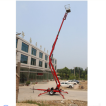 이동식 고정 트레일러 고가 작업대 승강기 작업차 굴곡 사다리, C.12m 하중 200kg 작업대 + 1개