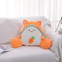 발란스코드 창의 토스트 사무실 허리 쿠션 의자 등받이 자동차, 55cm, 당근 초밥
