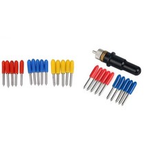 목공기계부품정제 토끼 Redsail 커터 플로터 커팅 블레이드와 텅스텐 블레이드 절단 26Pcs, 01 라이트 그린