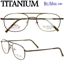 ENA VH-BRN-145 초경량 투브릿지 빅사이즈 티타늄 남성용 안경테 금속테