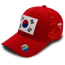 캡이요 CEY 2184 코리아 태극기 패치 야구모자 한국모자 대한민국 KOREA 붉은악마 자수 볼캡 모자
