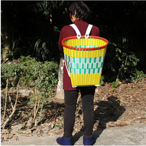 나무지게 전통 등짐 등산 지게 옛날 미니, 구경40높이40바닥22x20