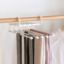 신박한 정리 바지 걸이 스테인리스 논슬립 걸이대 인출식 옷걸이 붙박이장 허들 정리법 5단 바지용 자국없는 보관 행거 정리대 치마 기숙사 슬라이딩 장롱 청바지 만능 양복 슬림 흰색