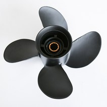 보트 프로펠러 선외기 도하츠 엔진 용 10.3x13 알루미늄 선외 35-50HP 13 치아 스플라인 4 블레이드 RH 353b641050