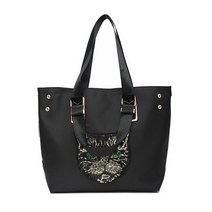 #8808 F-카투스 캣걸 스팽글 숄더 메신저 백-블랙단품