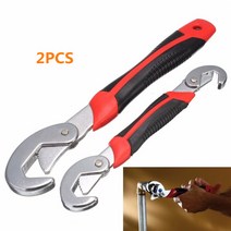 2PCS 조절식 유니버설렌치 조절식렌치 조절식스패너 유니버설렌치 퀵다기능 유니버설스패너렌치 9-32mm 갈고리형 만능 렌치 2종 세트 아크형 멀티 스패너, 2