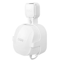 HOLACA eero 6 듀얼 밴드 메시 Wi-Fi 6 라우터용 콘센트 벽 마운트 행거 공간 절약 홀더 쉬운 이동 지저분한 와이어 및 나사 없이 eero 6용 코드 관리 (1