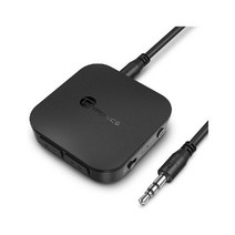 차량용 블루투스 리시버 taotronics 무선 어댑터 5.0 송신기 수신기 3.5mm auxamp rca 오디오 홈 음악 스트리밍 aptx 저지연 어댑터, 블루투스 어댑터, 블루투스 v5.0