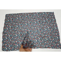 가장싼집 506.쉬폰 나염 블라우스 원피스 대폭, 네이비