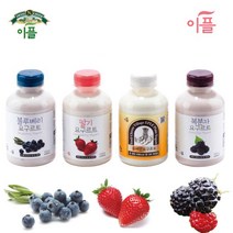 임실치즈마을 이플목장 요구르트 500ml (선택) 맛있는 신선한 마시는 떠먹는 요거트 어린이 간식 선물 플레인 복분자 딸기 블루베리 맛, 블루베리-1개