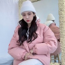 VANANA2 페이크 후드 레이어드 웰론 빵빵 여성 숏패딩 점퍼 3color