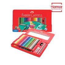 파버카스텔 틴 수채 색연필 60색 문구 미술용품, 단품