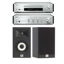 [] 야마하 CD-NT670 + A-U670 + JBL Stage A120 하이파이오디오, 상세 설명 참조, 스피커:스피커(블랙)