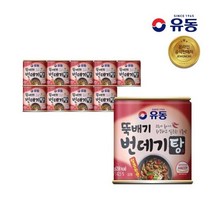 유동 뚝배기 번데기탕 얼큰 280g 10캔