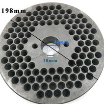 OD 198mm 직경 및 φ25mm8mm 홀 연삭 디스크 펠렛 기계 피드 과립, 3mm Hole