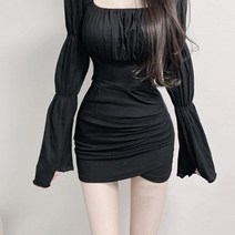 설온 여자 셔링 미니 스커트 튤립 밑단 파니