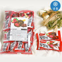 사군자식품 개별포장 낱개포장 답례떡 돼지떡바 어린이집 단체간식 우리쌀100% 크런치찹쌀떡(크런치떡), 12개입