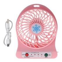 캠핑 동력팬 실링팬 타프팬 난로 무동력휴대용 5W 옥외 LED 빛 팬 공기 냉각기 책상 USB 18650 건전지 없음, 05 분홍색