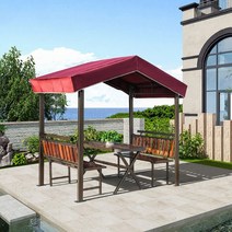 조립식 원두막 4인용 야외 바베큐장 카페 가제보 파라고 파고라 테라스 나무 정자 팔각정, 05 천정 메릴 정자