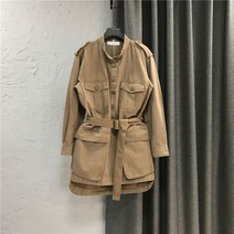 밀리터리 원피스 빅포켓 허리벨트 미니원피스 미니스커트