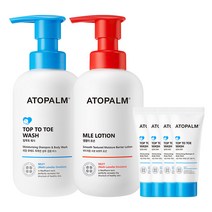 [아토팜] MLE 로션 300ml + 탑투토 워시300ml, 1세트