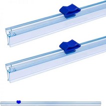 재사용 가능한 식품 포장 커터 집착 필름 슬라이드 커터가 있는 플라스틱 랩 디스펜서 원활하게 절단 가정용 주방 용품, 45cm