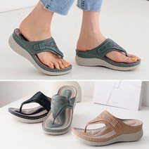 가볍고 편한 빅사이즈 여성 SIKETU 통굽 쪼리 슬리퍼 조리 샌들 230~260