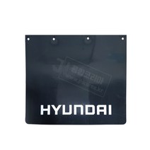 HYUNDAI 프린팅 흙받이 고무 1개/520mmX484mm/두께3mm