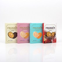 프루낵 제주 감귤 초콜릿 스낵 칩 4종, 화이트 초코, 5봉, 4.8g