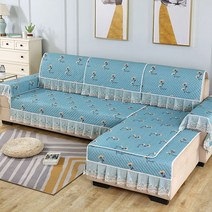 페브릭쇼파패드 소파패드 사계절 통용 미끄럼방지 시트 룩 풀커버 레이스 덧씌우개 퀼트 1 풀세트 심플 현대 2948660336