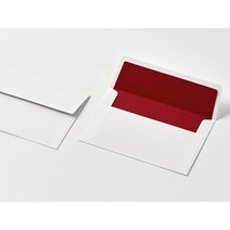비치지 않는 고급 레이어드 컬러 봉투 웨딩 청첩장 초대장 엽서-50p, 50매, 10.레드