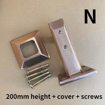 유리난간 강화유리난간 유리난간대 스텐 난간대 고정 304 스테인레스 스틸 칼럼 계단 풀 유리 기둥 난간 클, 11 N