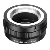 NEEWER 조절 가능 스크류 마운트 어댑터 M42 렌즈 변환 소니 NEX E 마운트 카메라 NEX-3 NEX-3C 알파 A7A7Ⅱ A7RA7RⅡ A7SA7SⅡ에 대응 [품]
