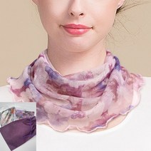 목주름스카프 여름 실크 스카프 엄마선물