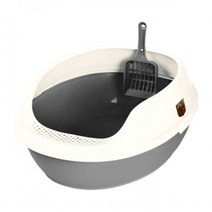 고양이토일렛 마칼 거름망 화장실 그레이 (W8F67F9)