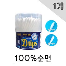 디팁스 순면 회전면봉 130p, 1개