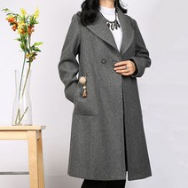 노브패리스 HSY장식울코트 66~100 상견례옷 하객룩 중년여성코트 모임룩 카라 겨울 자켓 아우터 엄마옷