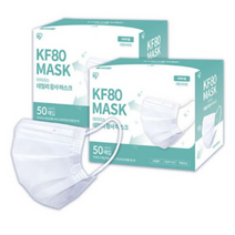 아이리스코리아 데일리 황사마스크 대형 KF80, 1개, 100개입