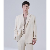 [여름] [B3006] 워셔블 세미오버 수트 블레이저 (세탁기 가능)