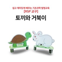 학교 RSP 창의교구 자석 토끼와 거북이 과학실험 실험