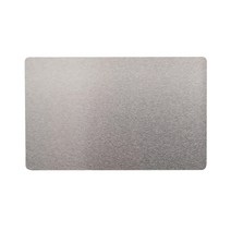 알루미늄 골드속 조각 소모품 명함 원룸문 이름 카드 Id 태그 레이저 마킹 기계용 새기, [03] Black, [01] 10pcs