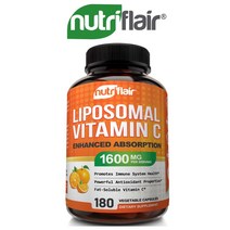 뉴트리플레어 리포좀 콜라겐부스터 지용성 비타민C 1600mg 180캡슐(3개월분), 1개, 기본