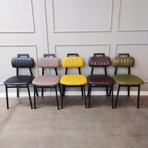 체어아울렛 심플 퀼팅 체어, 블랙, 1개