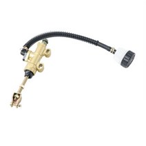 실버 리어 풋 브레이크 마스터 실린더 펌프 쿼드 ATV 유압 핏 먼지 자전거 오토바이 발 Br, 설명, 설명, 금