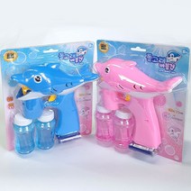 돌고래버블건(소)/ 자동비누방울총 어린이완구선물 공원 행사 야외놀이 장난감