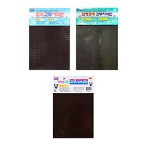 포비월드 양면테이프 고무 자석판 A4 조각 원형 3종 선텍 PC-01 PC-04 PC-05, PC01/조각자석