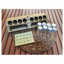 RHJ571892제이현 캠핑 우드 양념통 양념박스 5가지 각인 국내산 유리병 8P 고급양념통 캠핑카 카라반 랜턴양념통, 랜턴, 유리병추가 안함