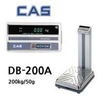 카스 고중량 저울 DB-200 형광표시부 200kg/50g 벤치스케일 주방저울 체육관 수영장 정밀체중계, DB-200 ( 200kg/50g )
